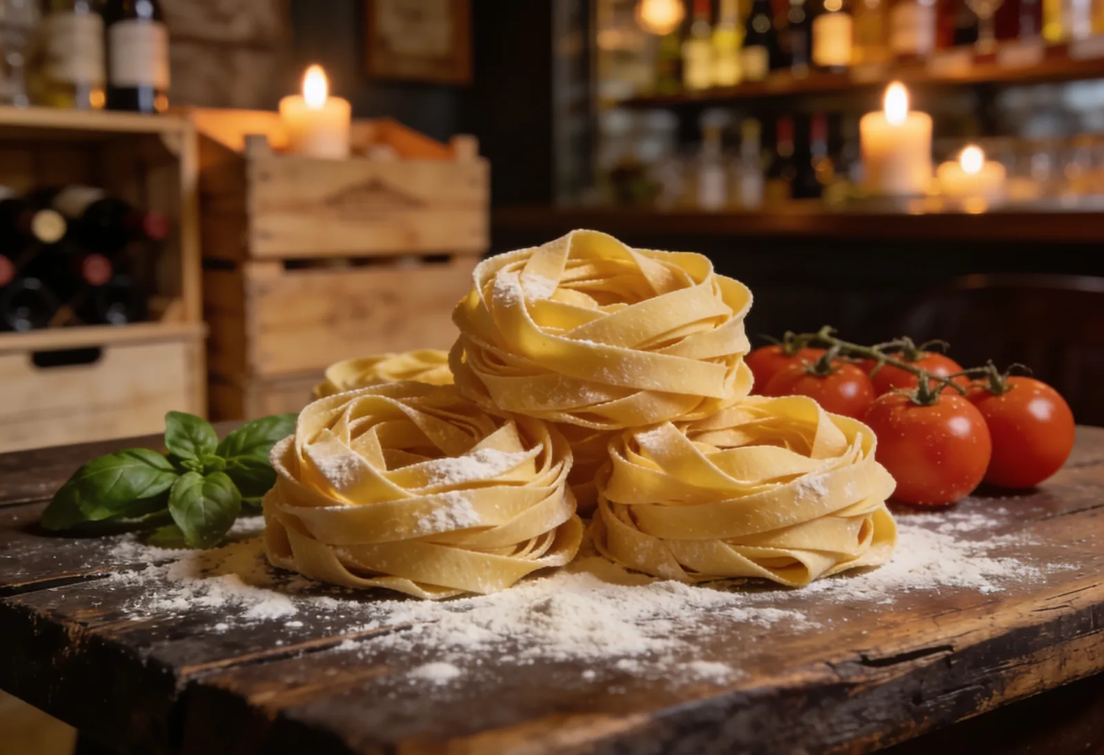 Hausgemachte Pasta bei Cosimo Vini
